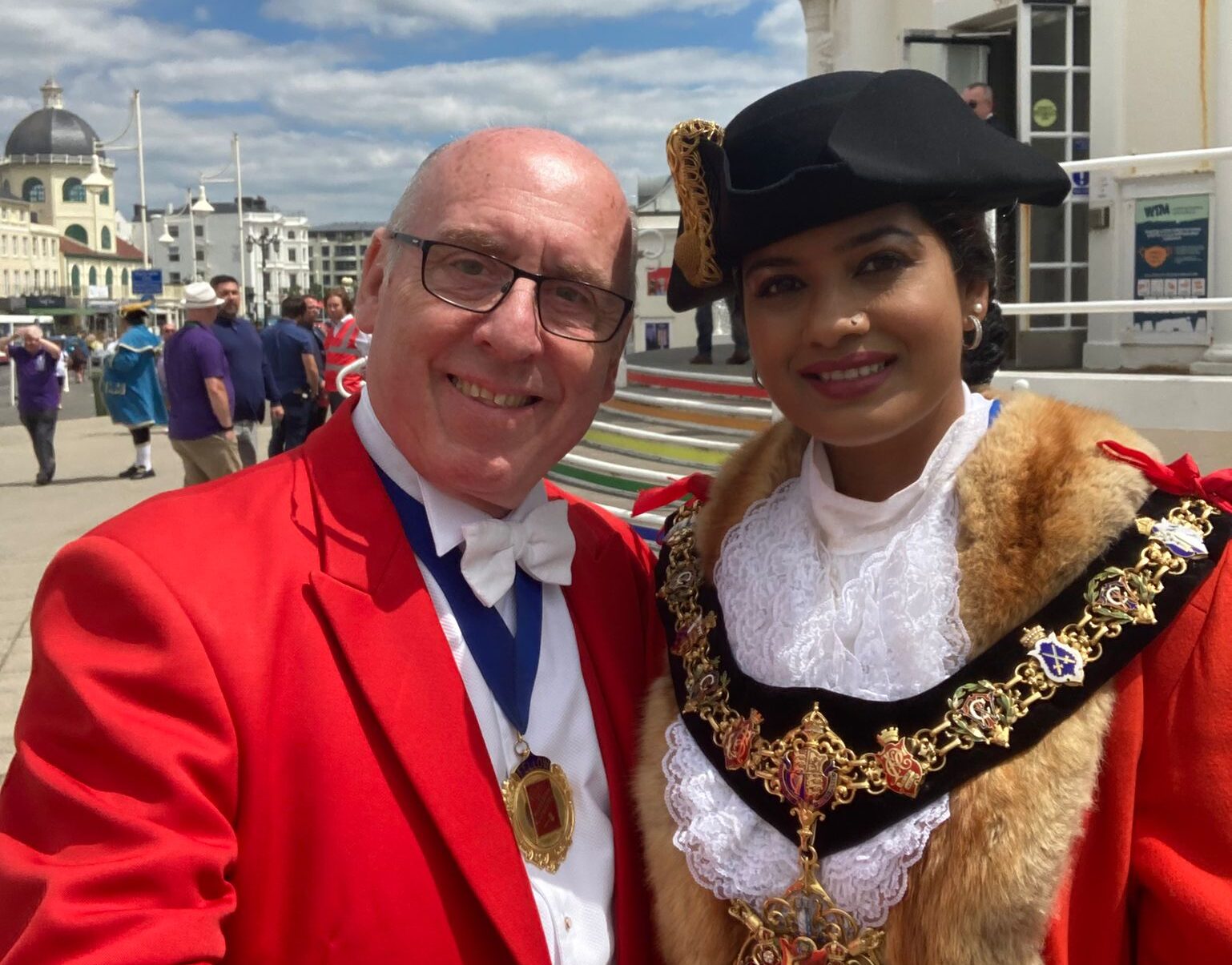 Toastmaster attending a civic function