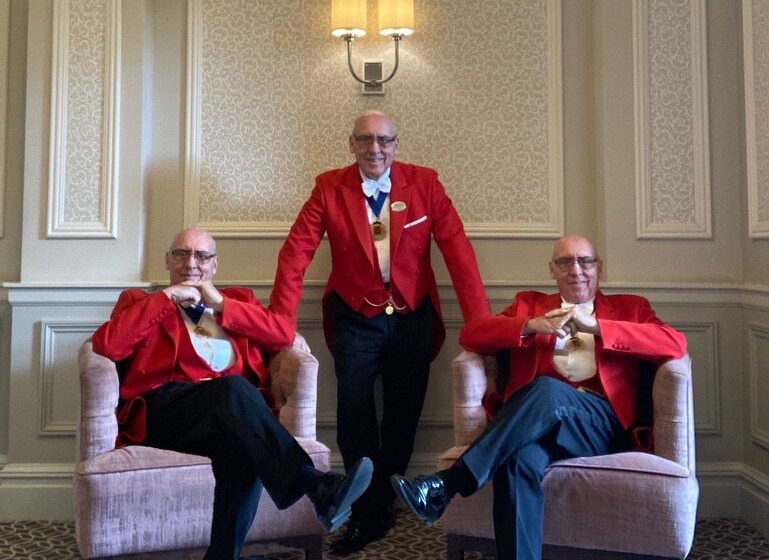 Toastmasters together posing for the photo
