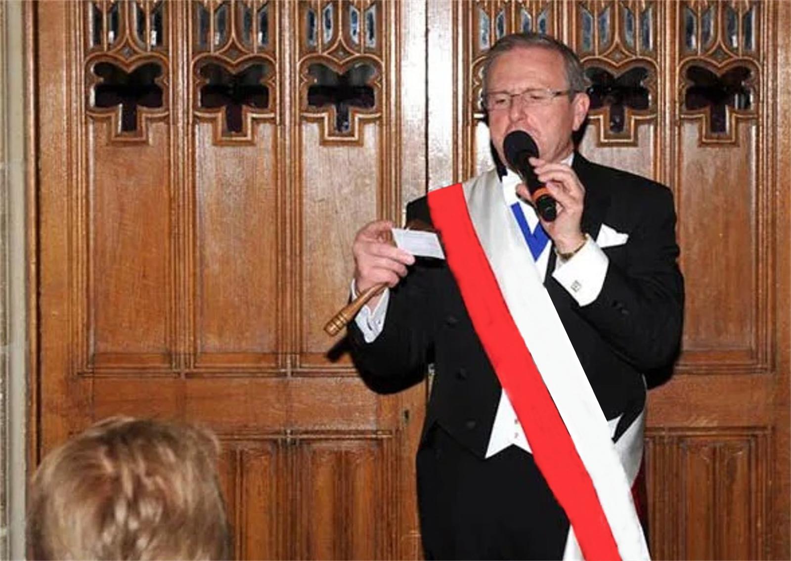 Civic function toastmaster