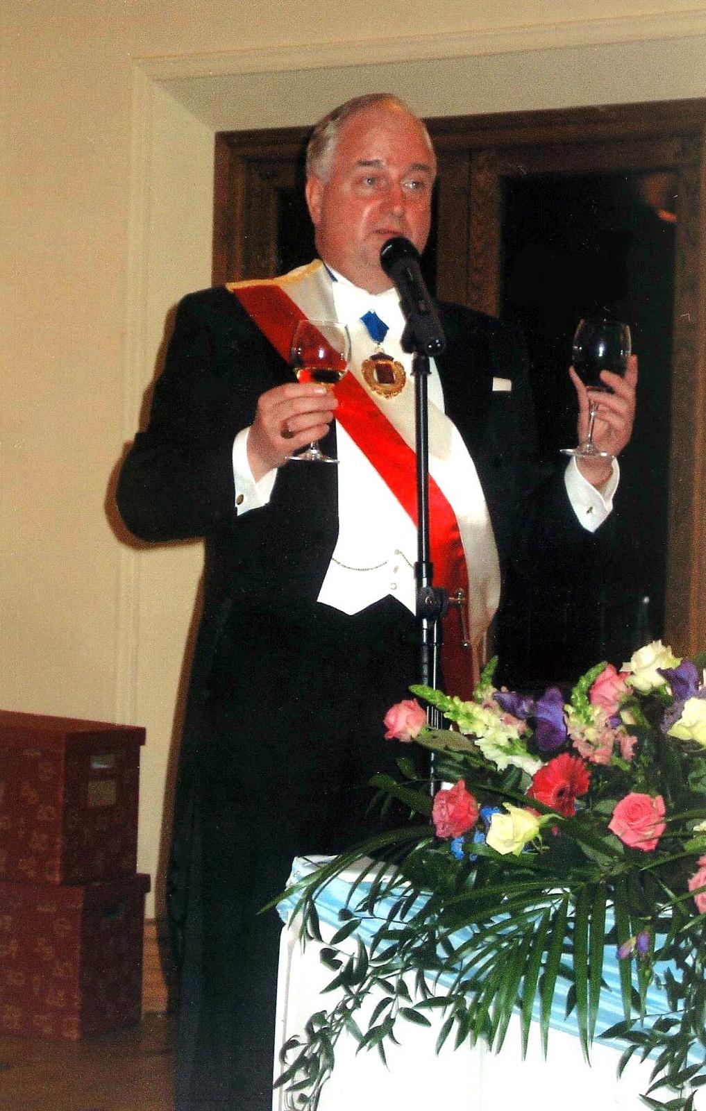 Civic function toastmaster